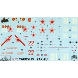 Yakovlev Yak-9U Soviet fighter, 1/72 - Amodel AMO7289 2