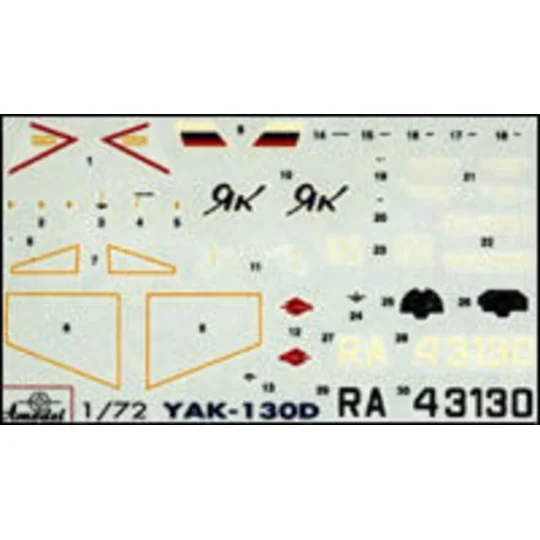 Yakovlev Yak-130D Russian modern trai.a., 1/72 - Amodel AMO7293