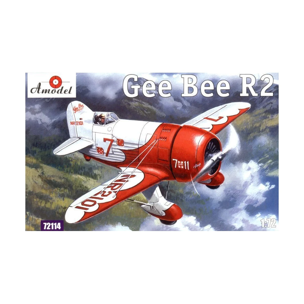Gee Bee Super Sportster R2 Aircraft, 1/72 - Amodel AMO72114