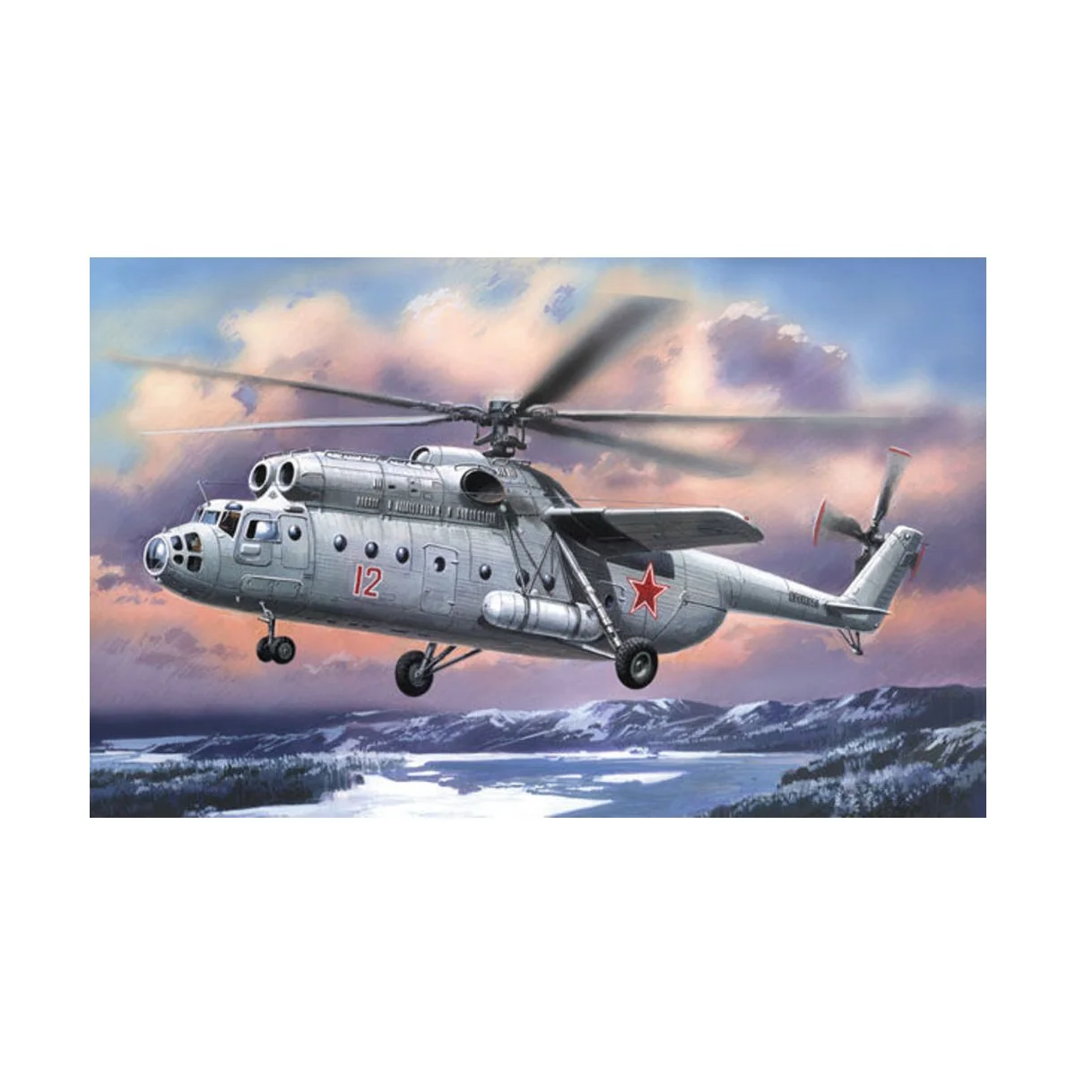 Mil Mi-6 Soviet helicopter, early, 1/72 - Amodel AMO72119