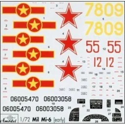 Mil Mi-6 Soviet helicopter, early, 1/72 - Amodel AMO72119 2