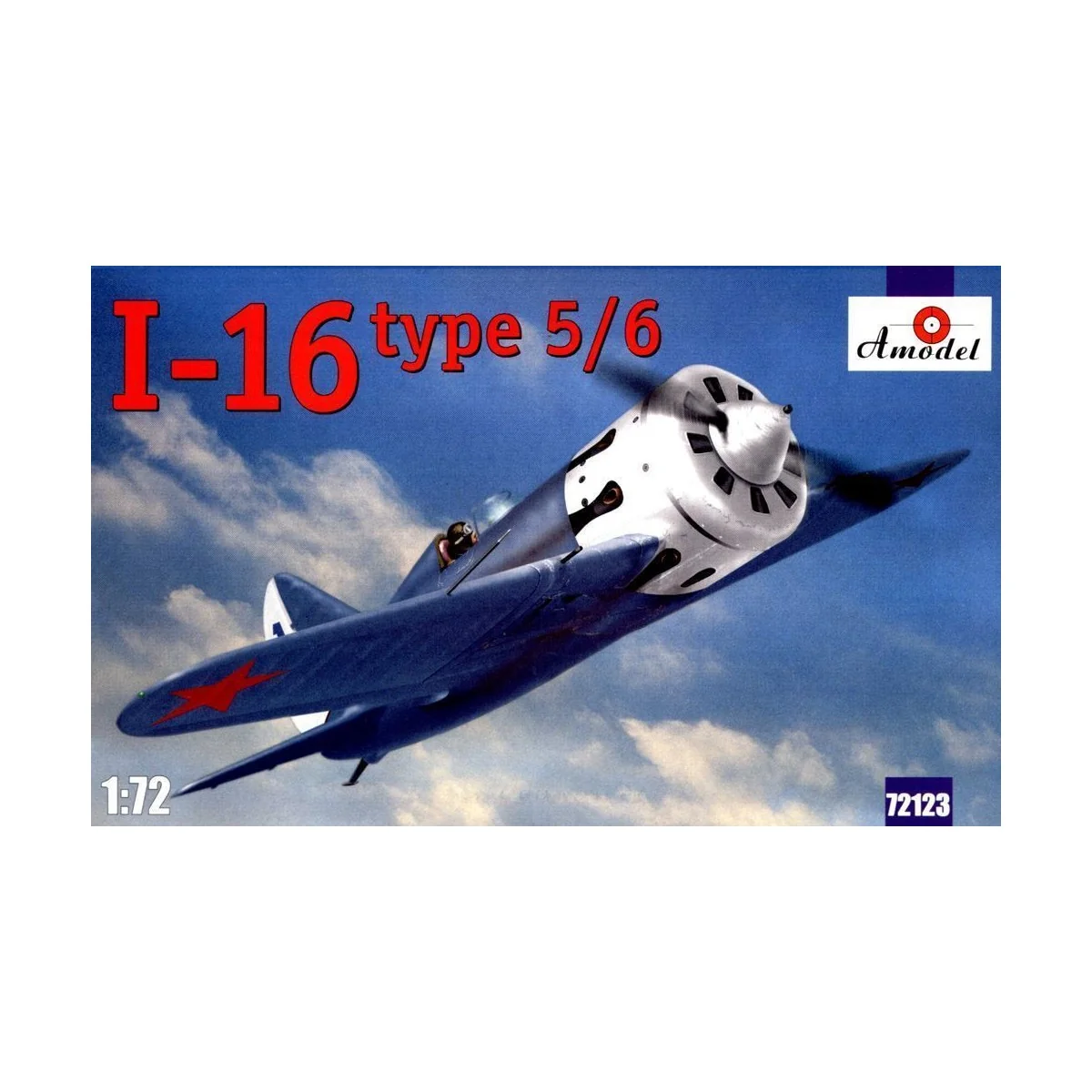 I-16 type 5/6 Soviet fighter, 1/72 - Amodel AMO72123