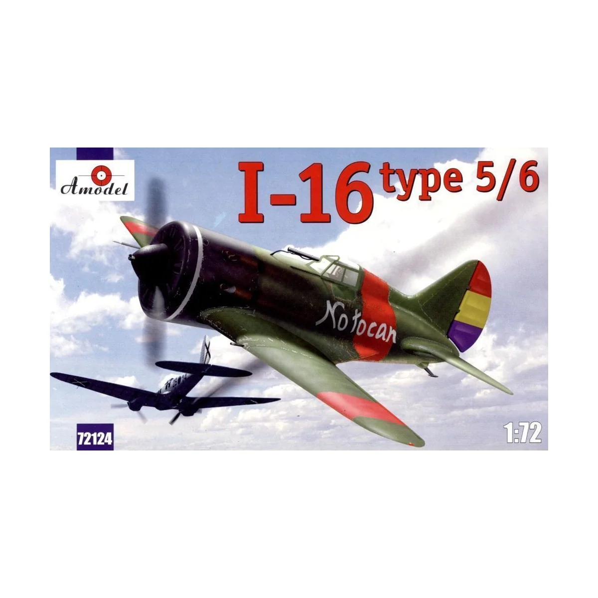I-16 type 5/6 Soviet fighter, 1/72 - Amodel AMO72124