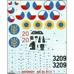 Antonov An-26 RR, RT, Z version, military, 1/72 - Amodel AMO72134 2