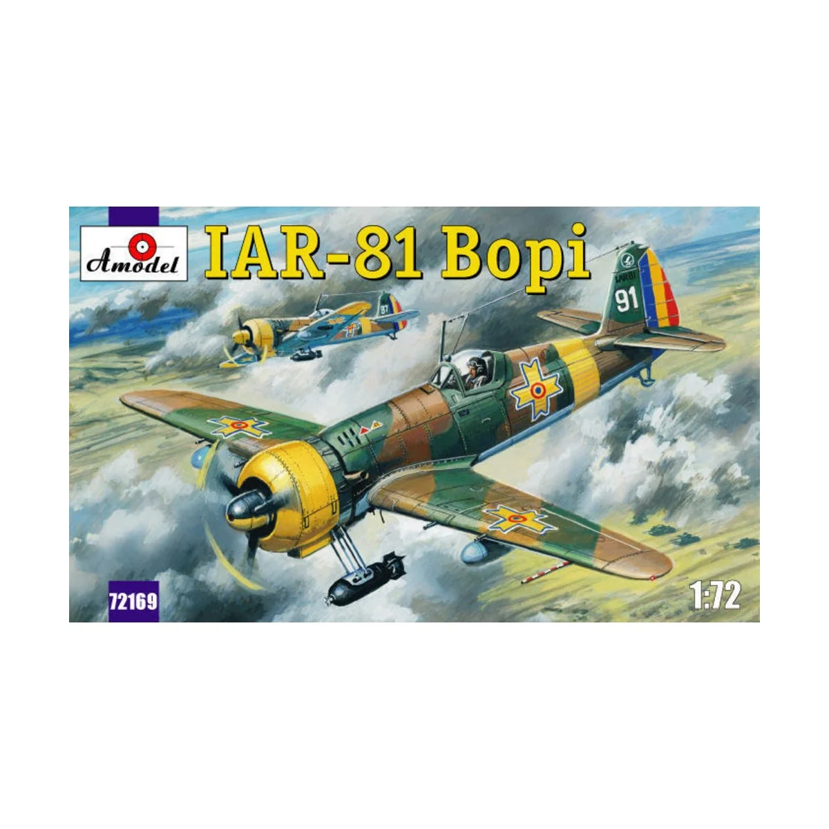 IAR-81 'Bopi' Romanian fighter, 1/72 - Amodel AMO72169