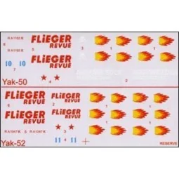 Yak-50 & Yak-52 'Flieger Revue' aerobati, 1/72 - Amodel AMO72179 2