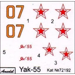 Yak-55 Soviet aerobatic aircraft, 1/72 - Amodel AMO72192 2