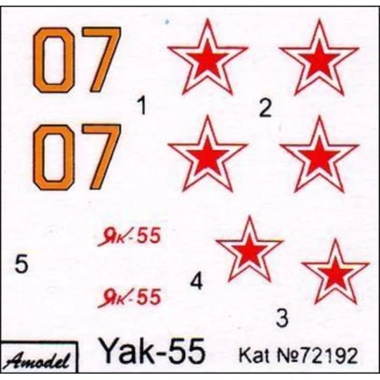 Yak-55 Soviet aerobatic aircraft, 1/72 - Amodel AMO72192