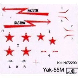 Yak-55M Soviet aerobatic aircraft, 1/72 - Amodel AMO72200 2