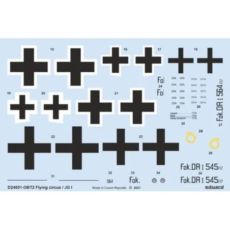 Flying circus / JG I for MENG, 1/24 - Eduard Accessories D24001