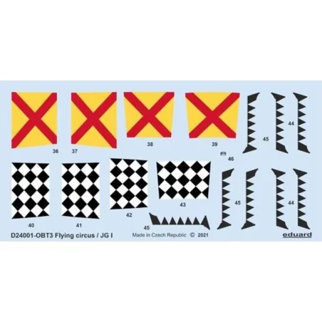 Flying circus / JG I for MENG, 1/24 - Eduard Accessories D24001
