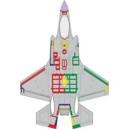 F-35A RAM panels early 1/72 TAMIYA, 1/72 - Eduard Accessories CX654 2