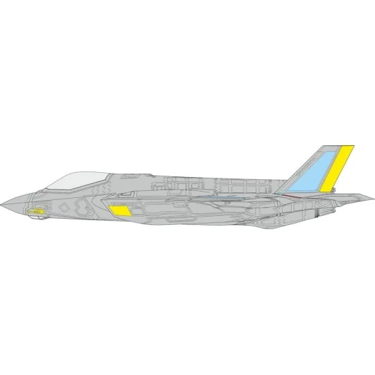 F-35A RAM panels late 1/72 TAMIYA, 1/72 - Eduard Accessories CX655