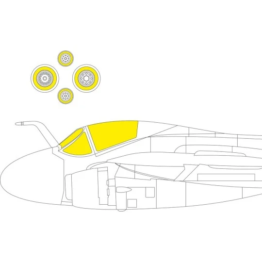 A-6E, 1/72 - Eduard Accessories CX663