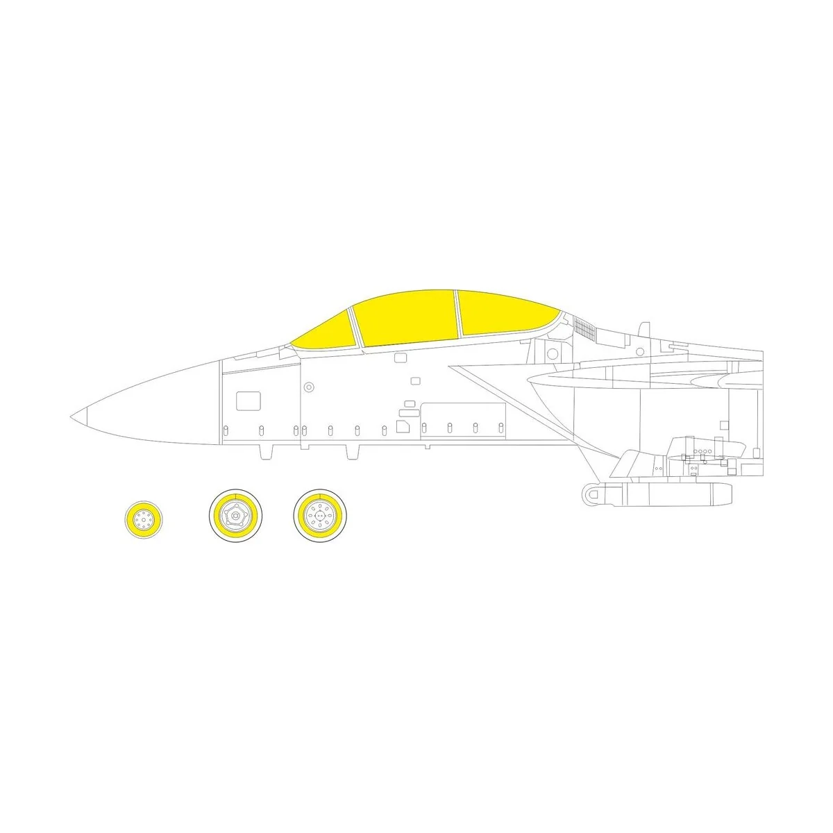F-15J MSIP, 1/72 - Eduard Accessories CX666