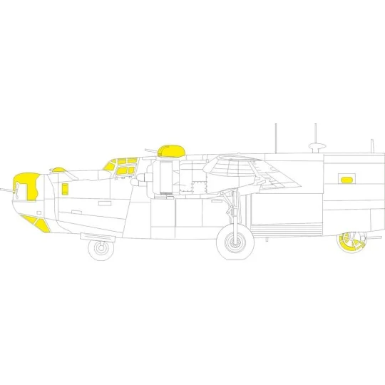 B-24H, 1/72 - Eduard Accessories CX667