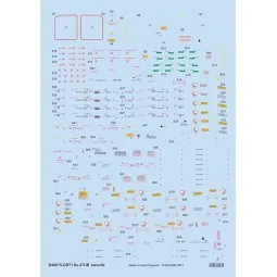 Su-27UB stencils 1/48 for ACADEMY/KITTY HAWK/GWH, 1/48 - Eduard Acc...