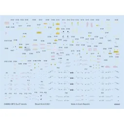 Su-27 stencils 1/48 for ACADEMY/KITTY HAWK/HOBBY BOSS/GWH, 1/48 - E... 2