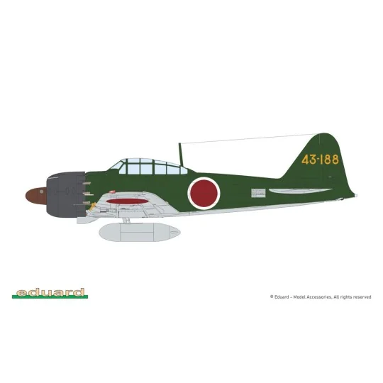 A6M5 Zero Type 52a - Eduard Plastic Kits 82216