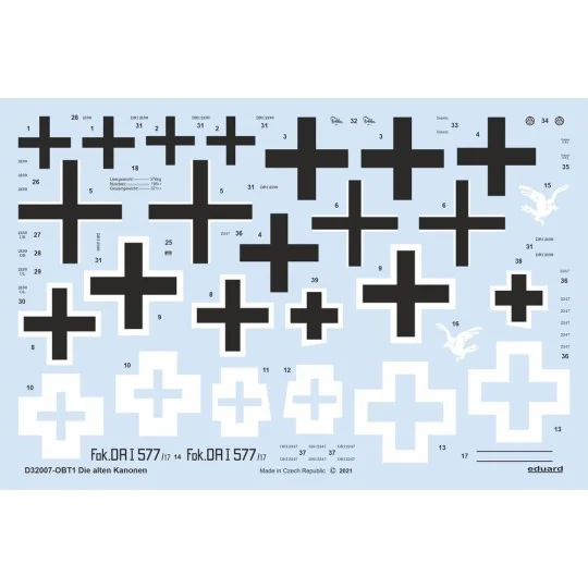 Die alten Kanonen 1/32 for MENG, 1/32 - Eduard Accessories D32007