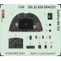 Spitfire Mk.VIII SPACE AIRFIX, 1/24 - Eduard Accessories 3DL32028