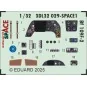 Bf 109F-2 SPACE HOBBY 2000 / HASEGAWA, 1/32 - Eduard Accessories 3D...