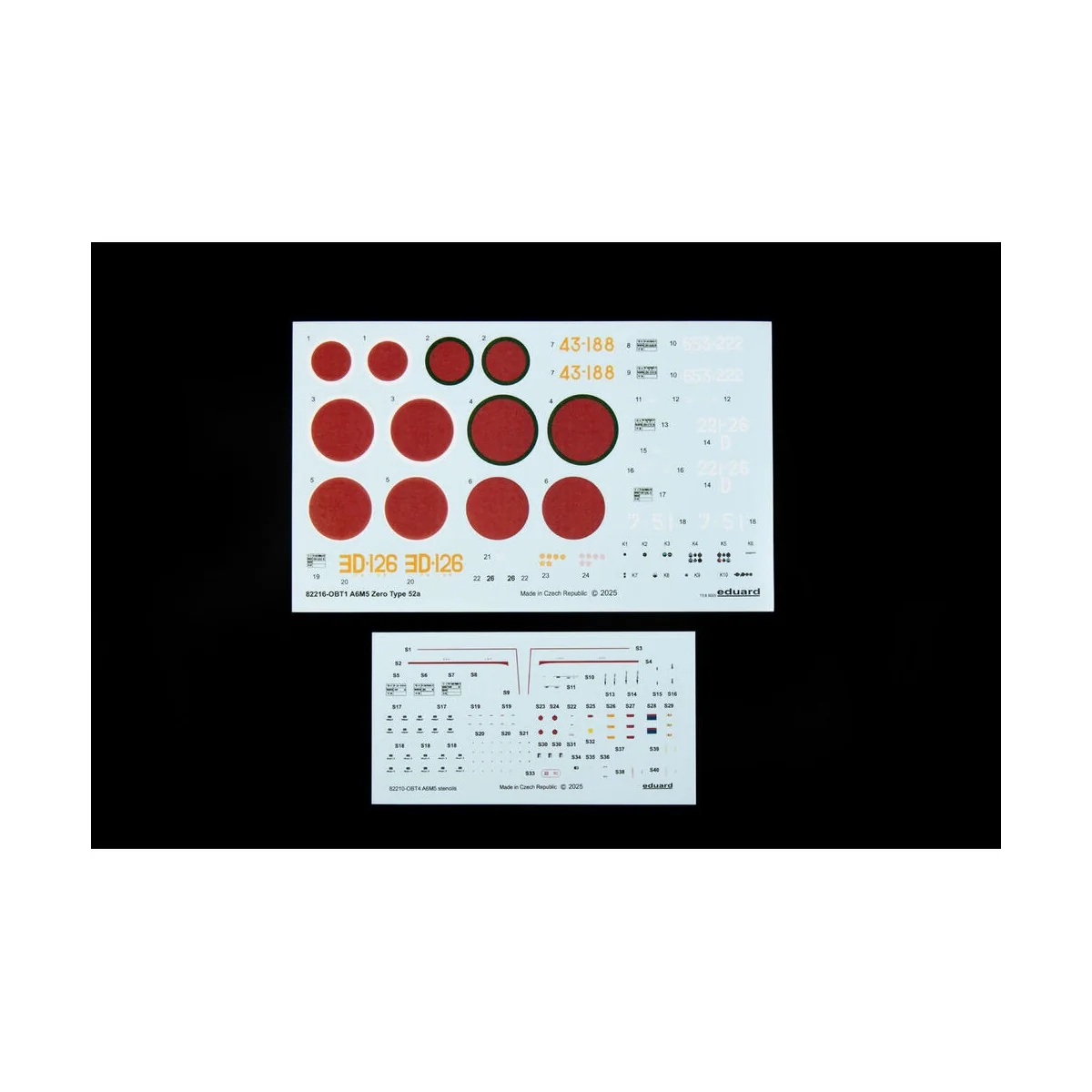 A6M5 Zero Type 52a - Eduard Plastic Kits 82216