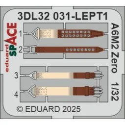 A6M2 Zero SPACE TAMIYA, 1/32 - Eduard Accessories 3DL32031 2