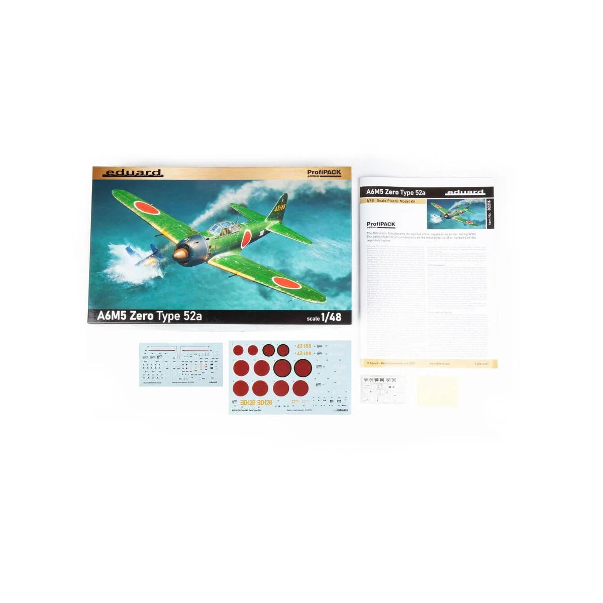 A6M5 Zero Type 52a, 1/48 - Eduard Plastic Kits 82216