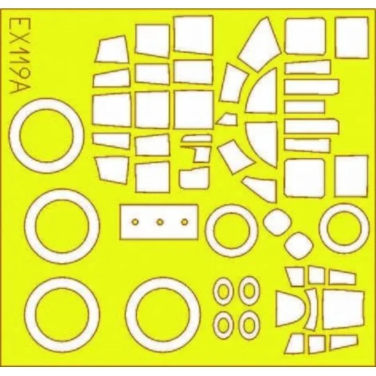 B-25J Mitchell, 1/48 - Eduard Accessories EX119