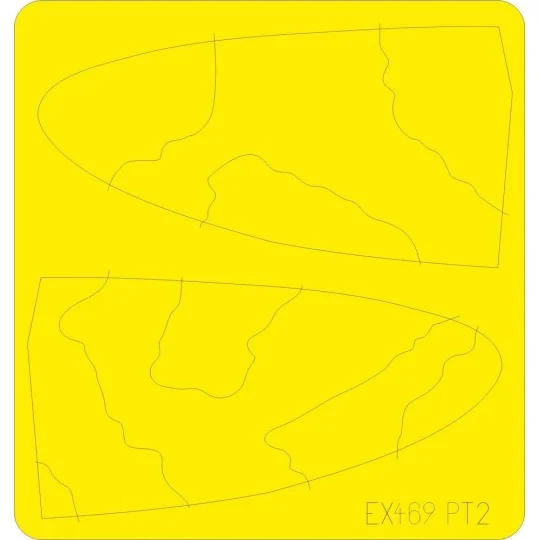 Spitfire camo scheme A for Eduard, 1/48 - Eduard Accessories EX469
