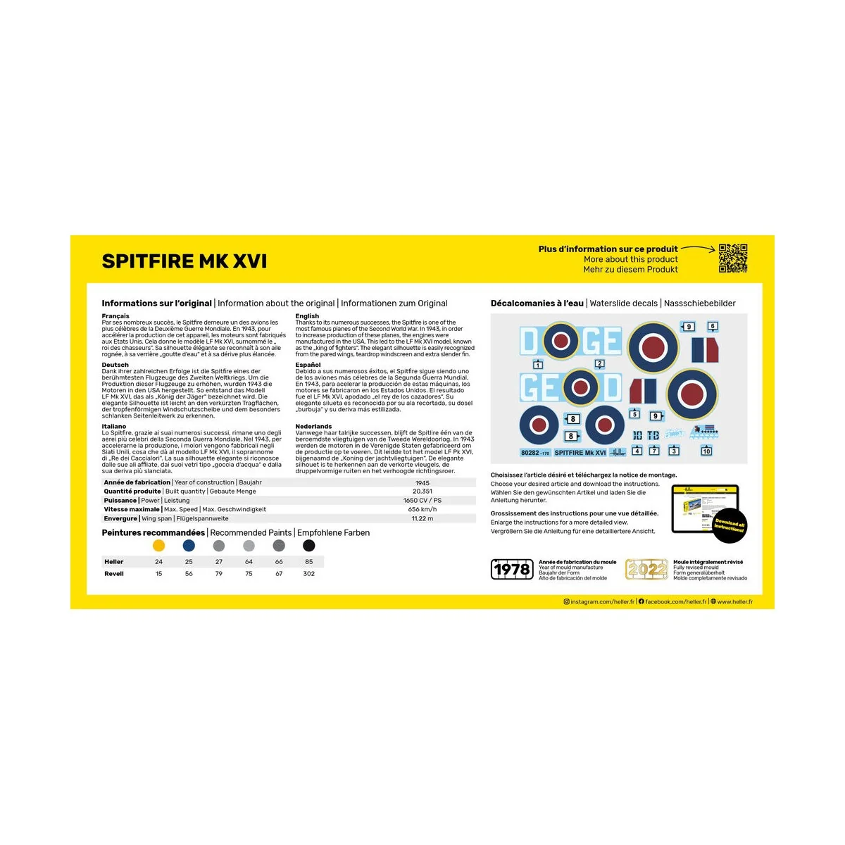 Spitfire - Heller 80282