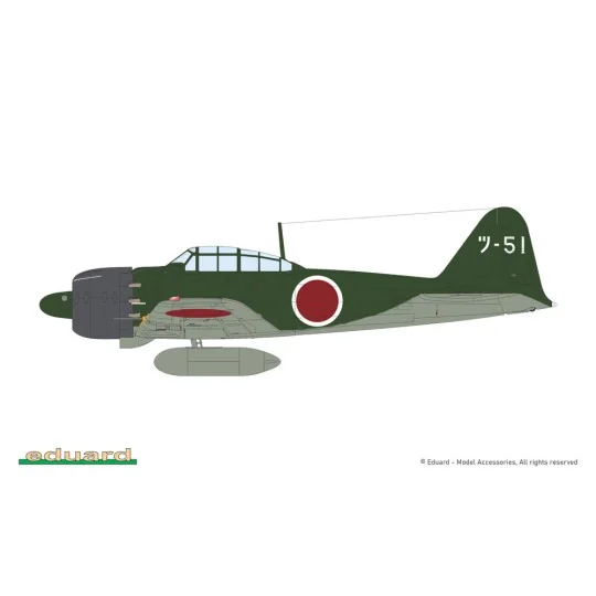 A6M5 Zero Type 52a, 1/48 - Eduard Plastic Kits 82216