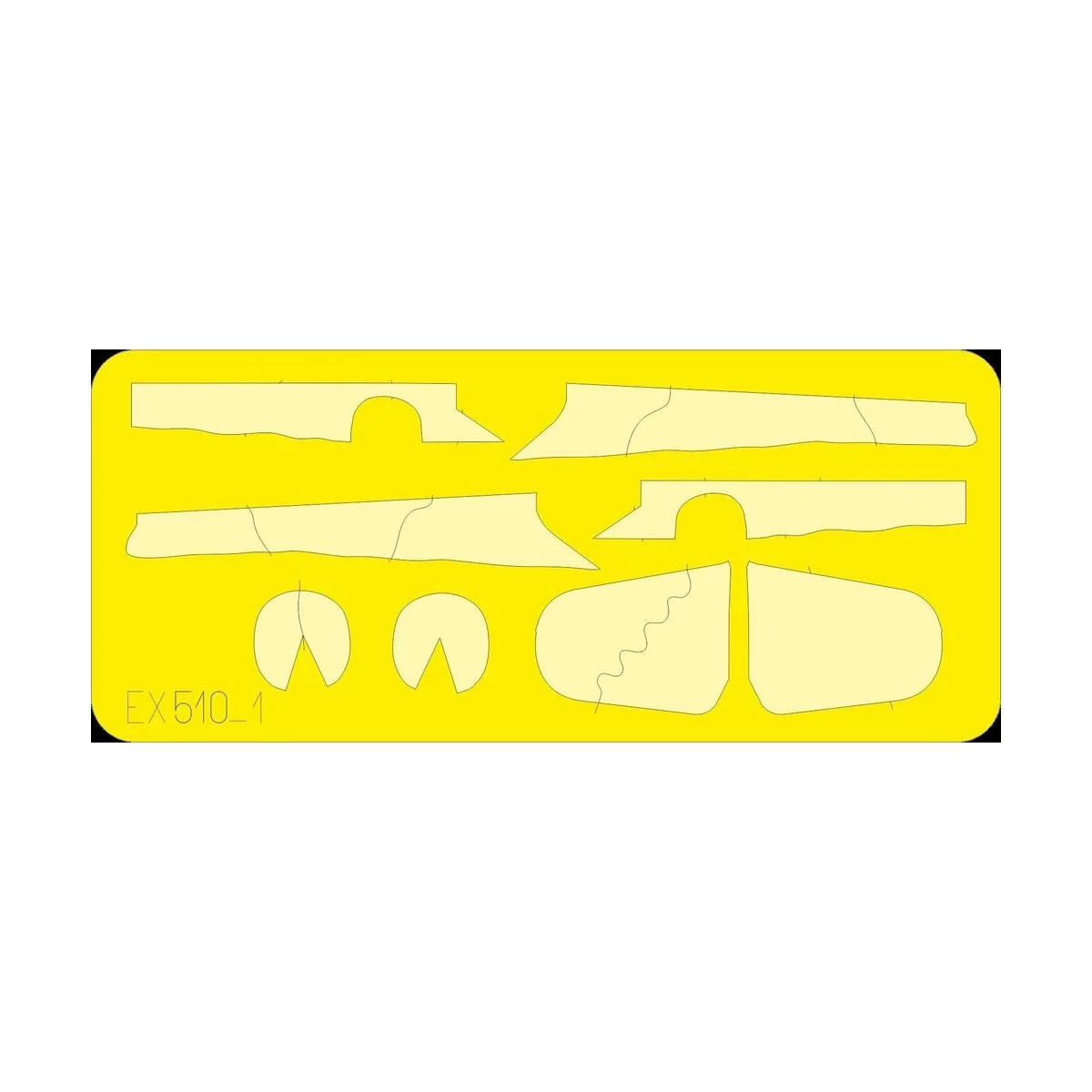 Bf 109G camo scheme-Erla for Eduard, 1/48 - Eduard Accessories EX510