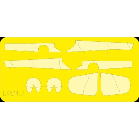 Bf 109G camo scheme-WNF for Eduard, 1/48 - Eduard Accessories EX511