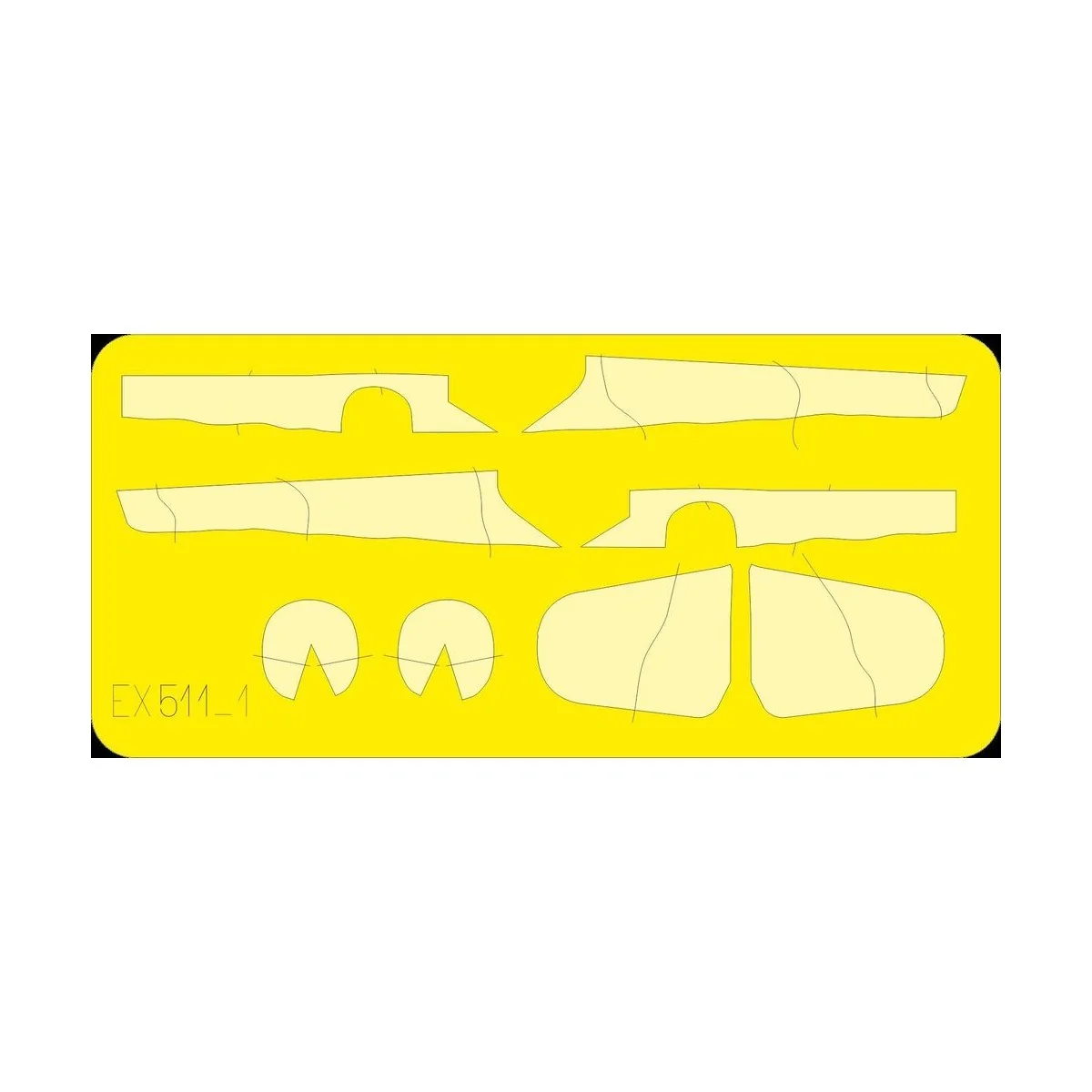 Bf 109G camo scheme-WNF for Eduard, 1/48 - Eduard Accessories EX511
