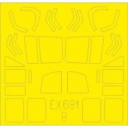 UH-1N Tface for Kitty Hawk, 1/48 - Eduard Accessories EX681 2