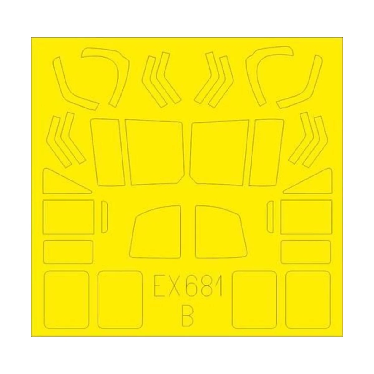 UH-1N Tface for Kitty Hawk, 1/48 - Eduard Accessories EX681