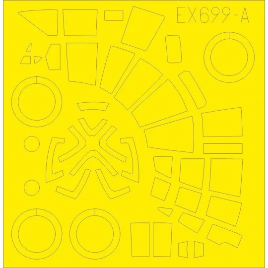 He 111Z TFace for ICM, 1/48 - Eduard Accessories EX699