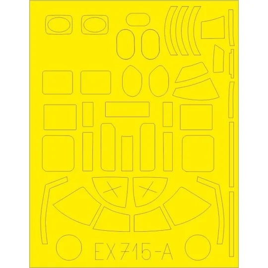 B-25D TFace for Revell, 1/48 - Eduard Accessories EX715