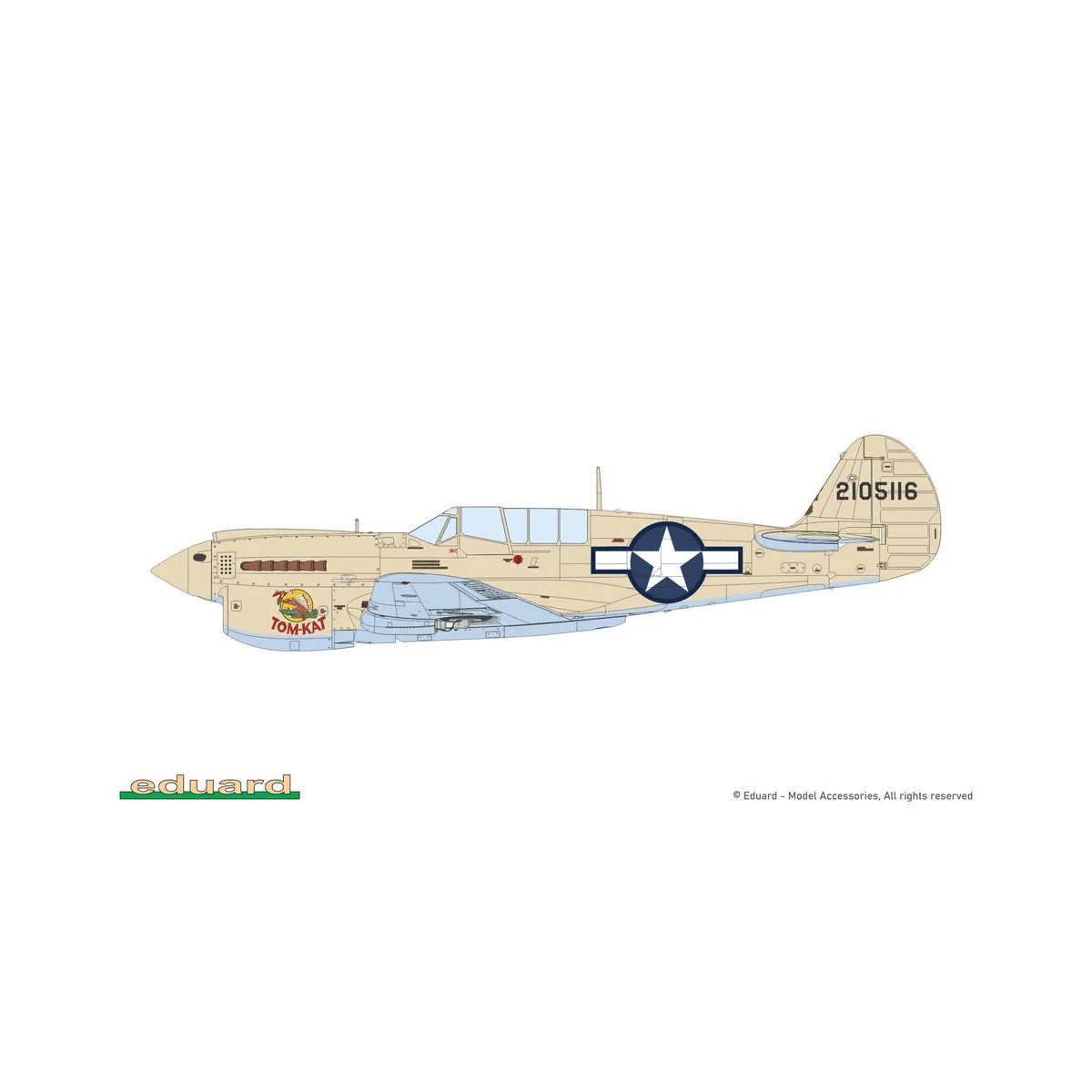 P-40N Warhawk, 1/48 - Eduard Plastic Kits 82242 P-40N Warhawk, 1/48 - Eduard Plastic Kits 82242