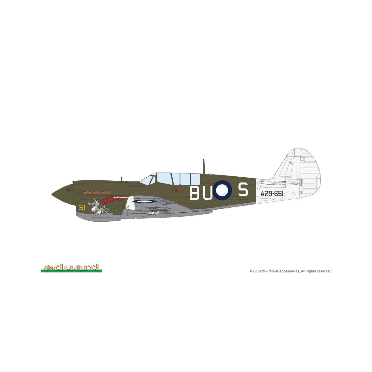 P-40N Warhawk, 1/48 - Eduard Plastic Kits 82242 P-40N Warhawk, 1/48 - Eduard Plastic Kits 82242