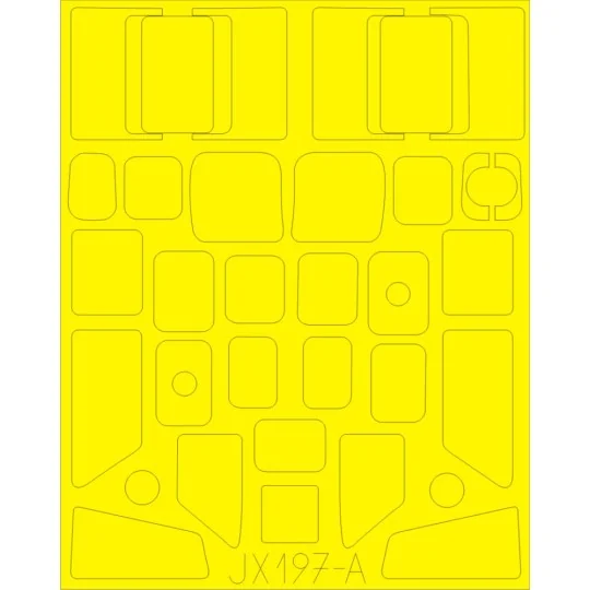 B-17E for HKM, 1/32 - Eduard Accessories JX197