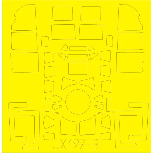 B-17E for HKM, 1/32 - Eduard Accessories JX197