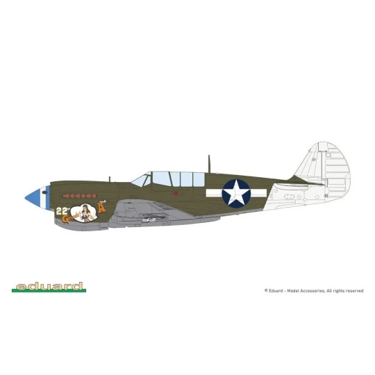 P-40N Warhawk, 1/48 - Eduard Plastic Kits 82242 P-40N Warhawk, 1/48 - Eduard Plastic Kits 82242