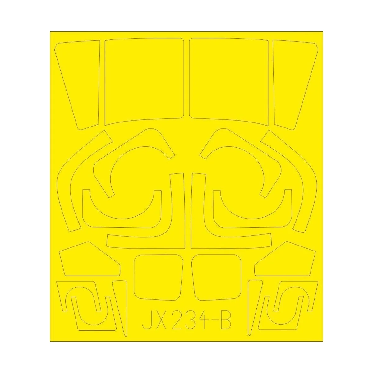 Lynx Mk.8 TFace for Revell, 1/32 - Eduard Accessories JX234