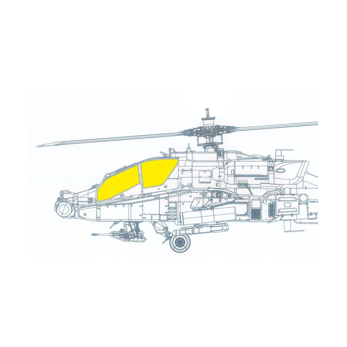 AH-64A early TFace, 1/35 - Eduard Accessories JX328