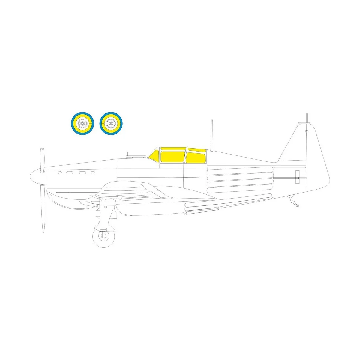 MS 406.C1 TFace, 1/48 - Eduard Accessories EX1065