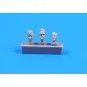 German A4/V2 missile launch platform personnel, WW II (3 Figures), ...