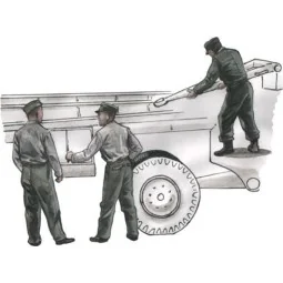 German WW2 personnel for Spacial Armour Meillerwagen V2 transporter... 2